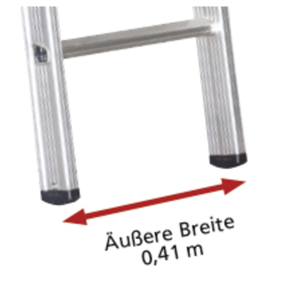 EUROLINE Alu-Sprossenanlegeleiter