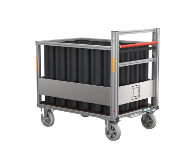 Rollcontainer Atemluftflaschen