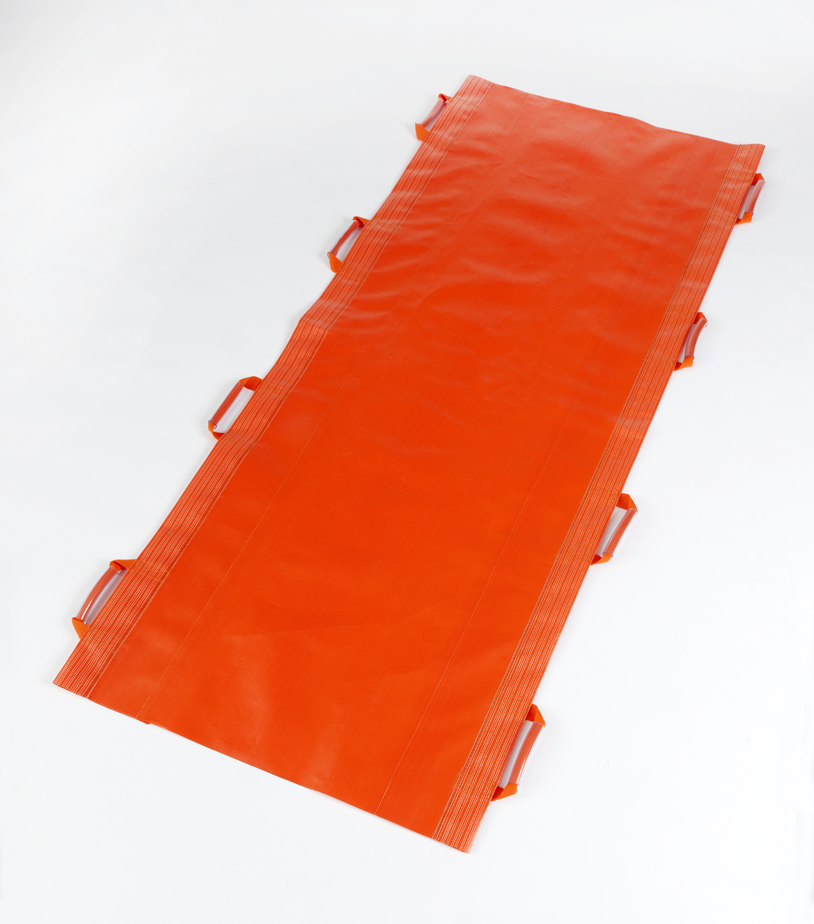Rettungstuch DIN EN 1865, orange mit Schlauchgriffen