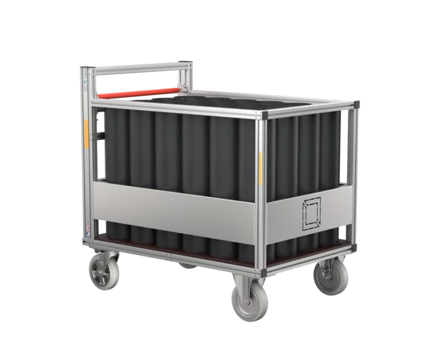 Rollcontainer Atemluftflaschen