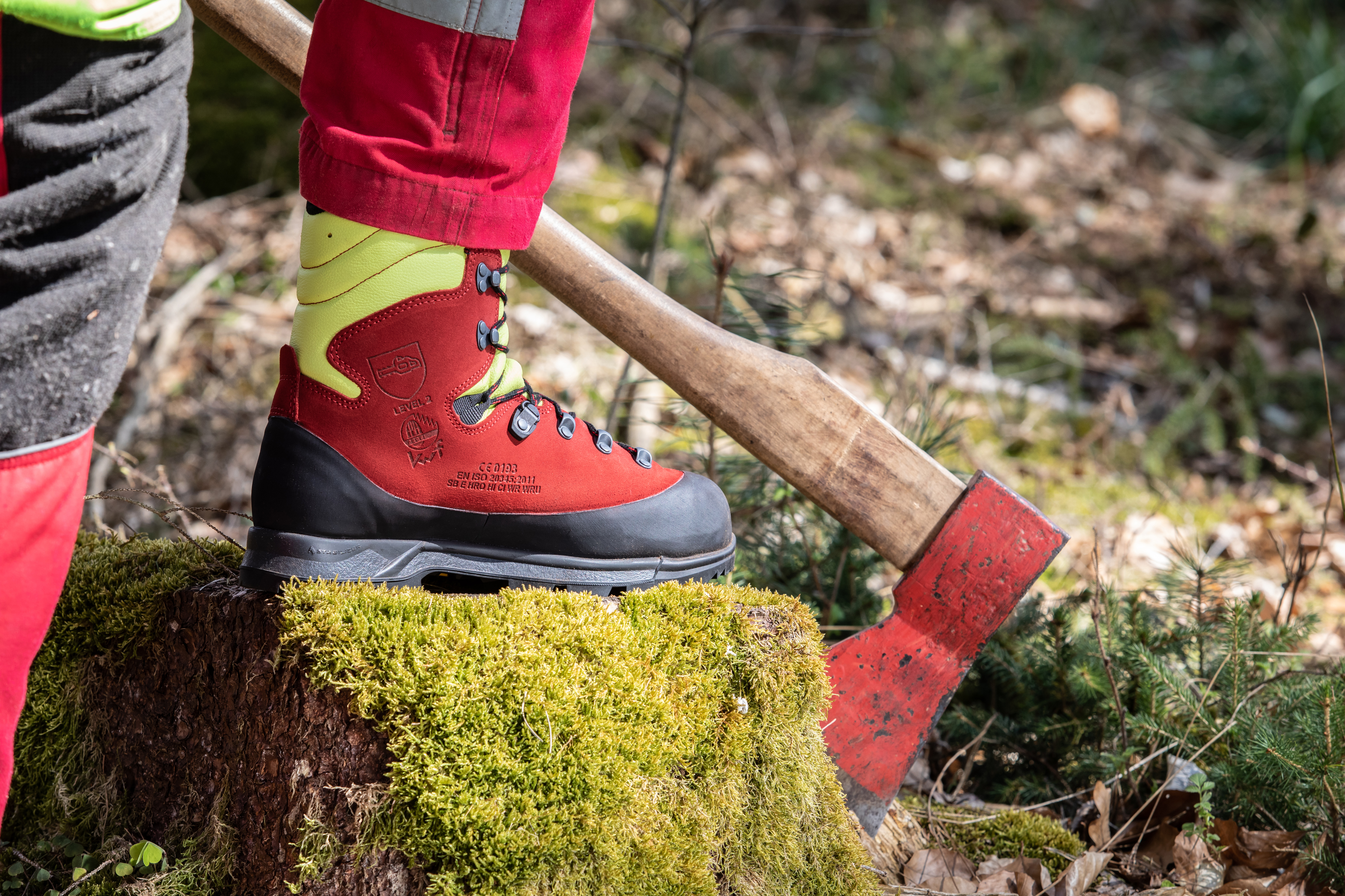 HAIX Protector Forest 2.1 GTX red/yellow