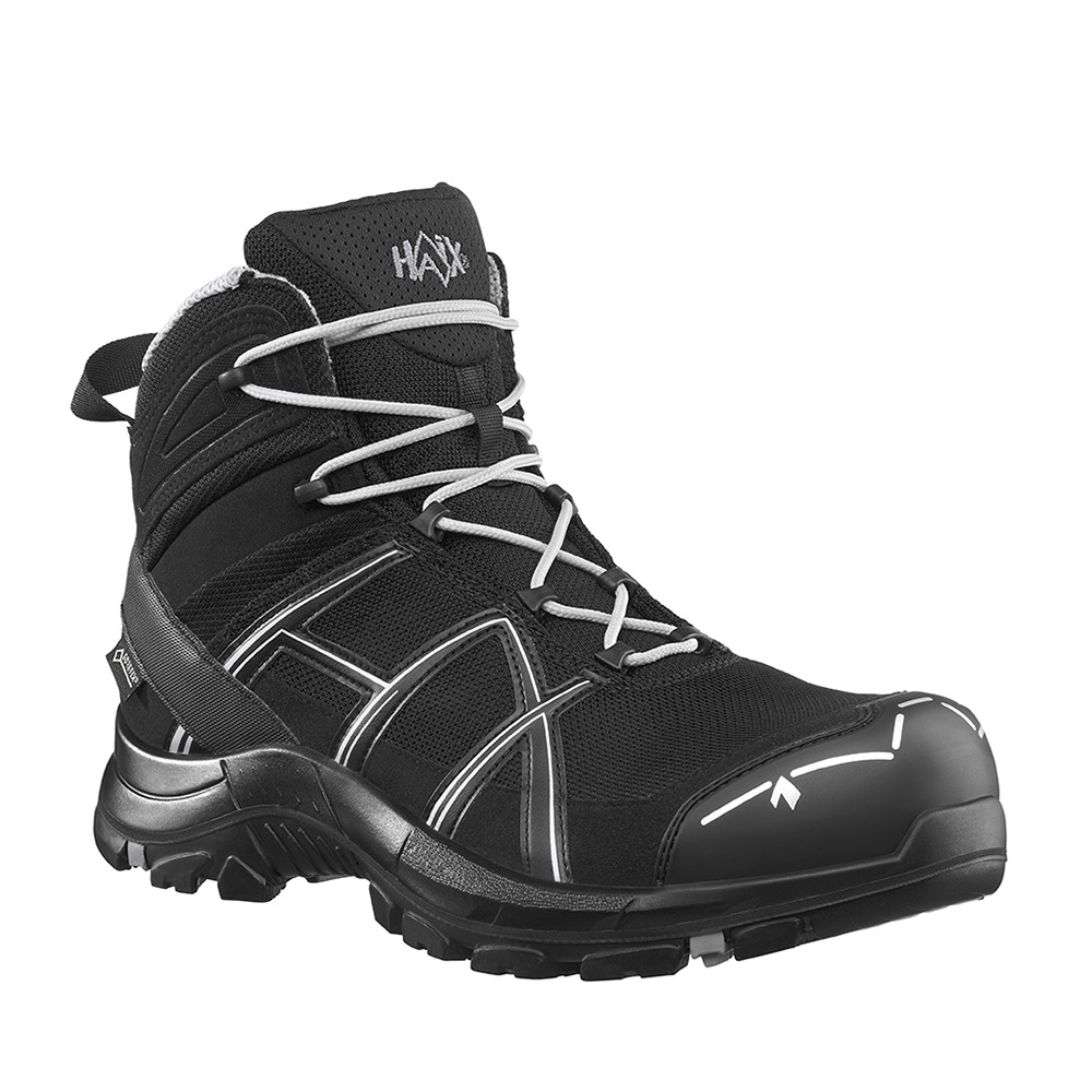 HAIX Black Eagle Safety 40.1 Mid Black/Silver