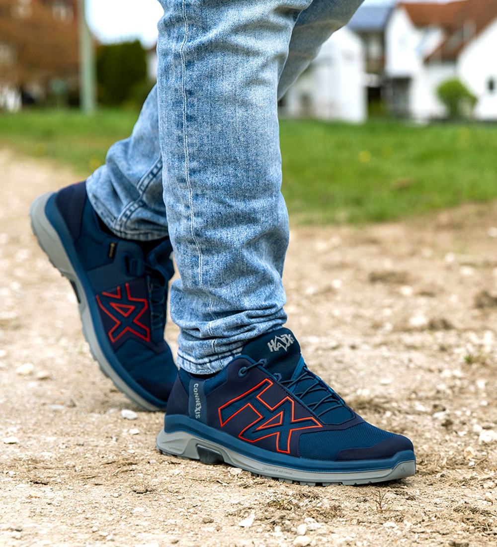 HAIX CONNEXIS Go GTX low grey-orange